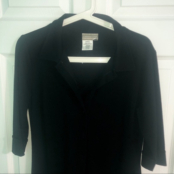 ‼️BLACK COLDWATER CREEK CARDIGAN - Picture 8 of 13